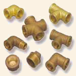 Brass Pipe Sanitary Plumbing Fittings Brass Bronze Gun  Plugs Elbows  Crosses  tees in different  sizes and shapes. Each  Brass Bronze Gun Metal Elbow Tee or Cross is checked for casting defects. Also available Brass Bronze gun Metal castings and casting cast parts fittings components accessories